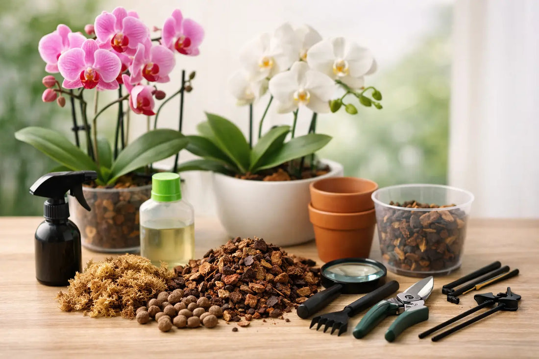 Accesorios para cuidar orquídeas en casa