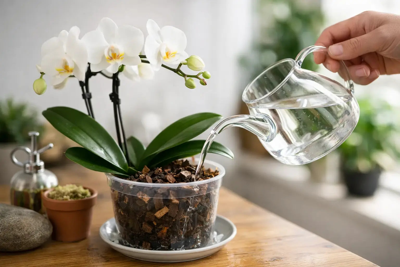 Cómo regar una orquídea sin equivocarte
